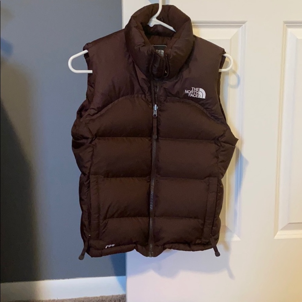 North Face Vest- Brown